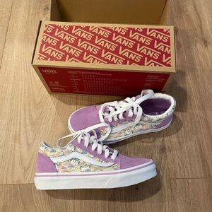 Girl unicorn van shoes